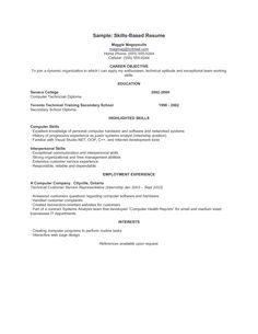 how to write a skills based cv or resume career advice