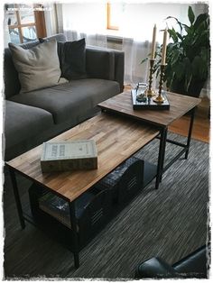 Ikea VittsjÖ Coffee Table Diy Hack Makeover Livingroom Ikea VittsjÖ Coffee Table Diy Hack Makeover Livingroom Wood Scandinavian Home Couchtisch Selber Machen Günstig Und Schön Pinterest