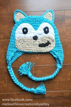 Sonic The Hedgehog Character Hats by Chandria on Etsy, USD25.00 so cute I want ...