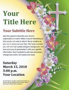 sunday school flyer
