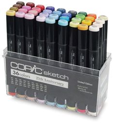 Copic Ciao marcador de colores Glitter Plumas Doodle conjuntos de regalo de Navidad