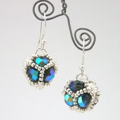 1072 Best Beaded Earring Patterns Tutorials Images In 2018 Free Raw Beaded Brad Earring Tutorial By Damselfly Gemma Featured In Recent Bead Patterns