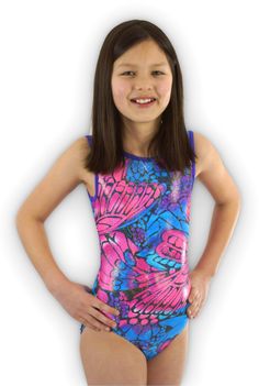 Leap Gear by Pelle Gymnastics Biketard/Unitard Sea Braids/Jewel Leap Gear by Pelle Gymnastics Biketard/Unitard Sea Braids/Jewel