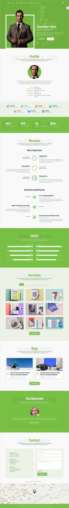 Professional Resume Portfolio HTML Template Professional resume - resume html template Professional Resume Portfolio HTML Template Professional resume - resume html template