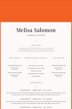 stylish minimalist and modern booking form template for modern way to present a hardcopy resume