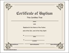 free printable baptism certificate template prayers quotes free baptism certificate