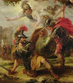 Pietro Testa Reproduction Fine Art Print Achilles dragging the body of Hector