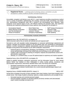 new graduate rn resume