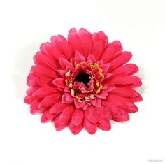 Haarspange mit Blüte Krokodilspange Gerbera gelb Neu