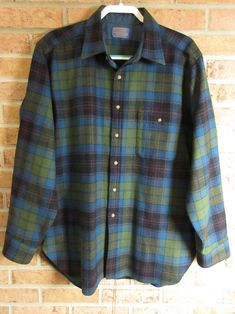 Vintage Shirt Unisex Oxford Shirt Chequered Longsleeve Unisex Womens size 42 Shirt Mustard Yellow Oxford Shirt Vintage Hipster shirt