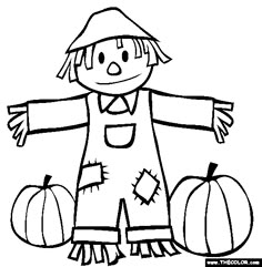 fall coloring sheet