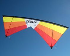 /"Fire/" Color Kite Only Revolution 1.5 Custom Mid Vent w//REFLEX TECHNOLOGY