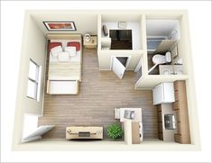 10 ideas for one bedroom apartment floor plans | Home Ideas ... 10 ideas for one bedroom apartment floor plans | Home Ideas ...