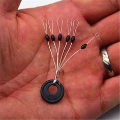 Red Carp Lead Clip Set mit Pin und Tail Rubber Carp Karpfen