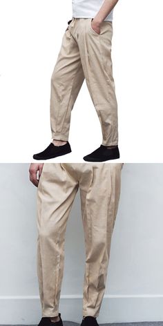YUNY Mens Hi-Waist Baggy Straight Oversize Jogger Pant Trousers 3 5XL