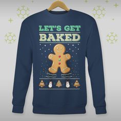 Threadrock Women/'s Merry Fitness Long Sleeve T-shirt Ugly Holiday Sweater