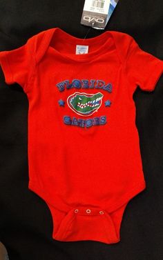 NEW FLORIDA GATOR PINK ONE PIECE ROMPER 6 9 MONTHS CUTE