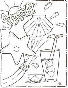 Using The Pages Kids Will Have Quality Time Than Just Going Around Or Playing With Smart Phone Summer Coloring