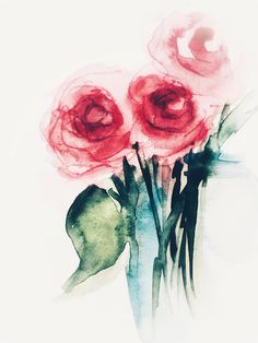 BOTANICAL FLOWER WATERCOLOUR Floral Framed painting by Sandra Mason...Lovely!