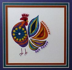 Quilling cock with your own hands Quilling cock with your own hands