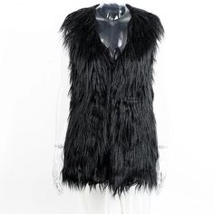 Dapigu Womens Faux Fur Coats Slim Fit PU Leather Fur Fluffy Plus Size Outerwear