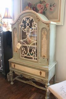 147 Best China Cabinets Hutches Display Cases Chalk Paint Ideas Tattered Elegance So Elegant Vintage China Cabinet