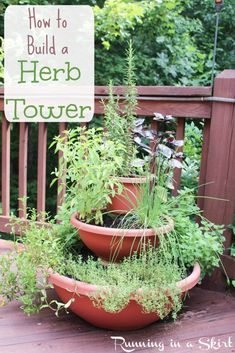 Herb Tower Love This Idea I M Headed To Lowes Now Get The How To Build A Herb Tower Running In Skirt