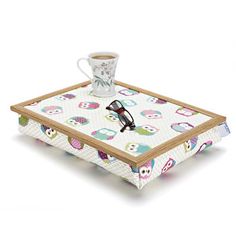 Butterfly Cushioned Home Food Serving Lap Tray Breakfast Bed TV Dinner