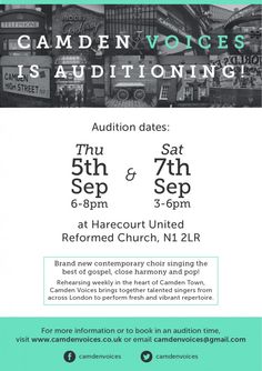auditions flyers