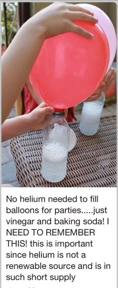 bottled balloons