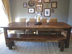 wood benches for dining | ... : Amazing Dining Room Design ... wood benches for dining | ... : Amazing Dining Room Design ...