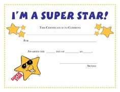 certificates awards