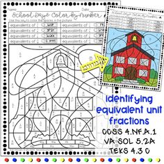 Back To School Fractions And Decimals Color By Number Free Worksheets
