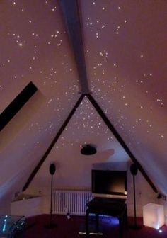 27 Best We Are All Stardust And Bask In Their Glow Images On Fibre Optic Star Ceiling By Glenda Attic Es Rooms Loft Room Bedroom