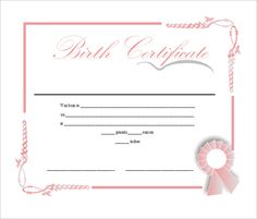 103 best birth certificate images baby announcements birth birth certificate free download