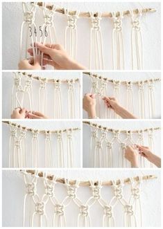 Natural Cotton Macrame Wall Hanging Plant Hanger Hammock Swing Chair Craft Making Knitting Cord Rope Natural Color 5mm 50 Meters 5mm