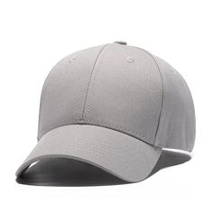 Mens Ladies White Low Profile Plain Baseball Cap Sports Leisure Unisex
