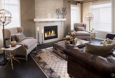 How To Decorate With Brown Leather Furniture Real Apartment Decorating Around A Leather Couch Living Room Decor With Brown Sofa Cream And
