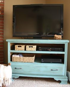 58 Best Furniture Painted Tv Standedia Cabinets Images Garage Dresser Turned Tv Stand I Really Want To Do This Furniture
