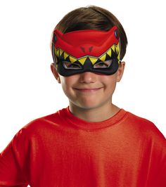 Awesome Costume Accessories Dino Charge Child Puffy Mask just added.