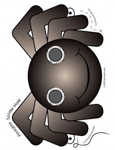 Free Printable Spider Masks Templates Mask 231x300 Cute Free Printable Spider Masks Templates Mask 231x300 Cute Animal Paper
