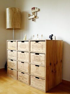 Merveilleux DECO bois VIN caisses 2er Kit Blanc Caisse à vin Panier de Fruits Caisse en bois blanc