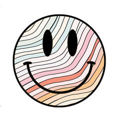 "Pink Smiley Face" Sticker by samanthaprice | Redbubble | Preppy