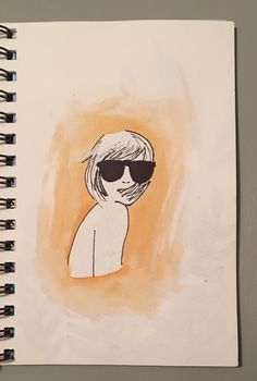 sketchbook watercolor sharpie sketch