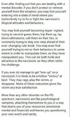 Narcissist abandons you