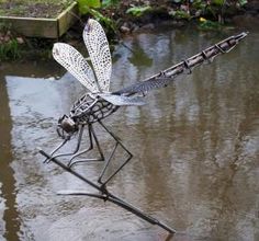 14 Best Dragonfly Sculptures Images In 2017 Dragonflies Metal Art Dragonfly Garden Sculpture Sculptures Metal Art Steel