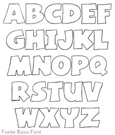 alphabet letter template