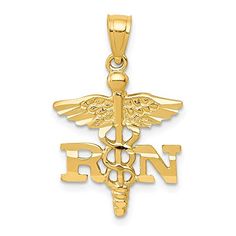TGDJ 14k Tri-Color Gold Religious Baptism Pendant with 1.5mm Valentino Diamond Cut Chain Necklace