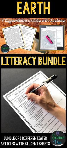 Earth Science Literacy Bundle