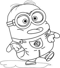 At A Good Time I Will Give You Lot Of Pictures On Coloring Pages Namely Minion For Children Can Develop Their